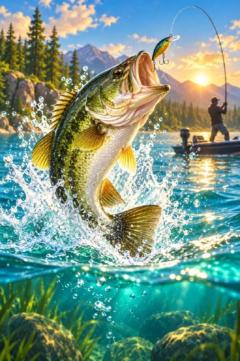 Thematische Illustration zu Big Bass Splash