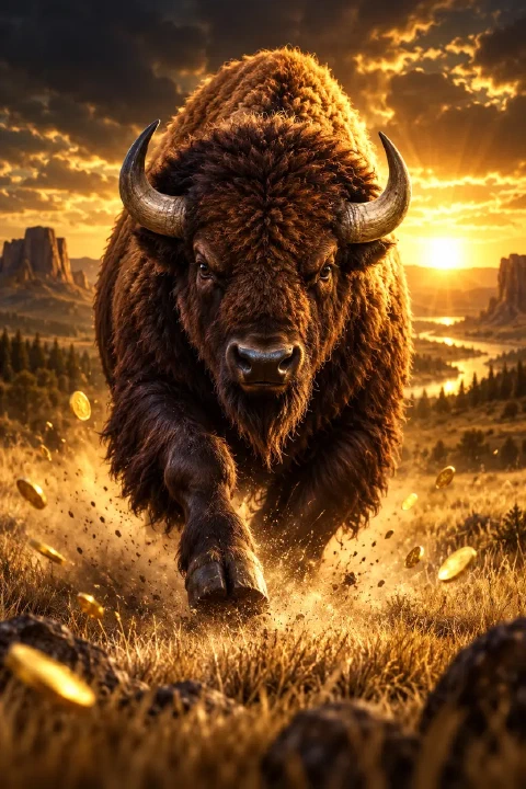 Thematische Illustration zu Buffalo: Charge & Win